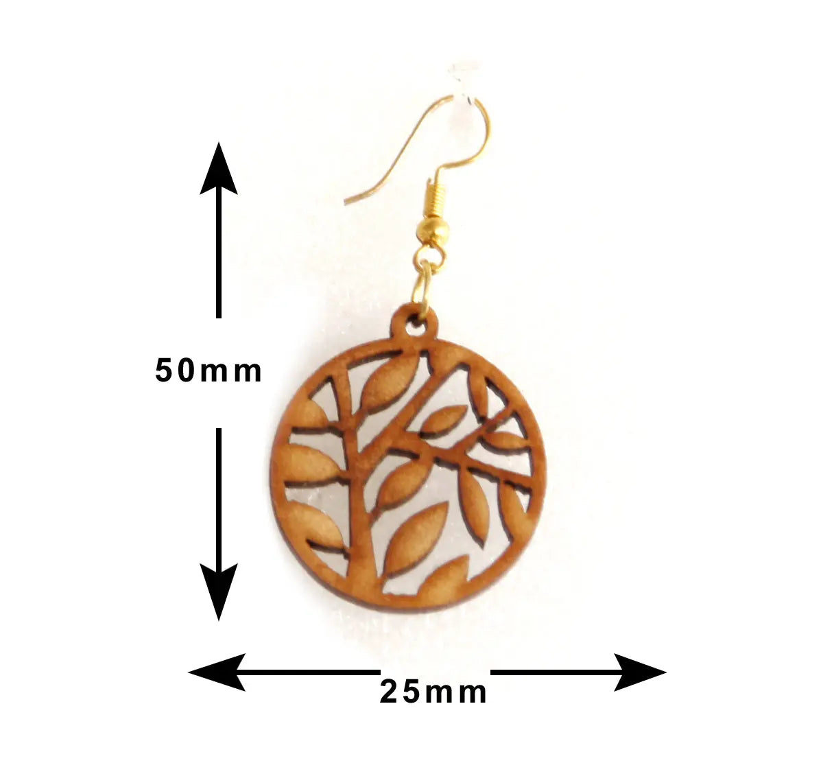 Nature-Inspired Wooden Earrings - Eco-Friendly Fashion Attractive Sister