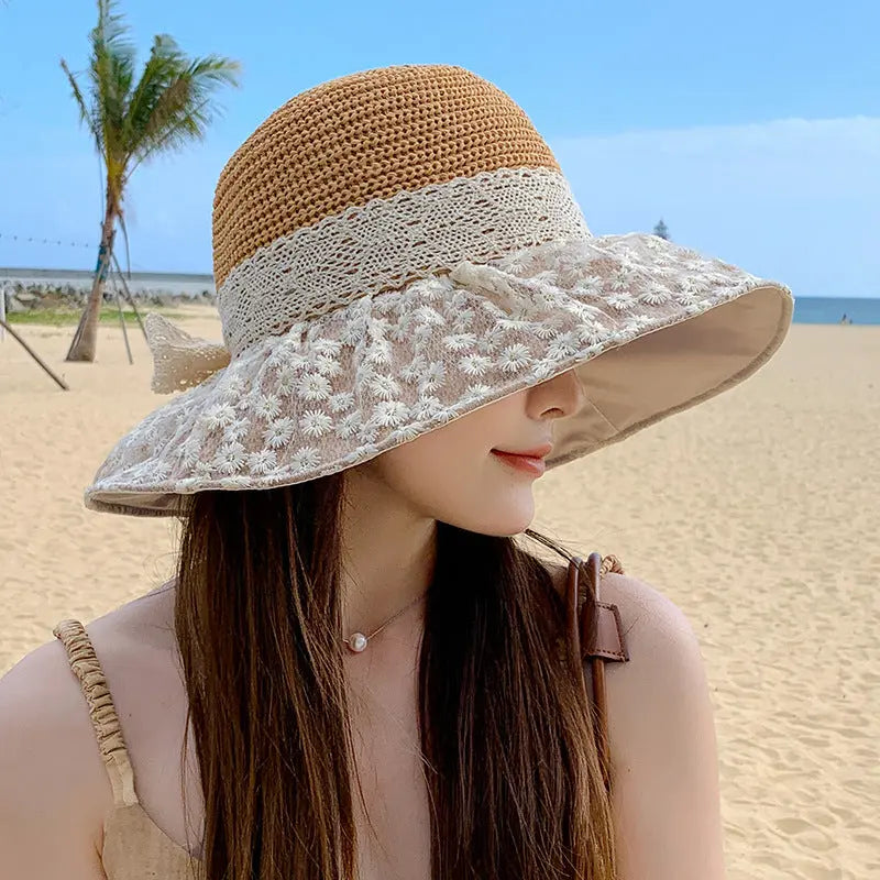 Summer Seaside Vacation Sun Protection Sun Hat Fashion Foldable CJ