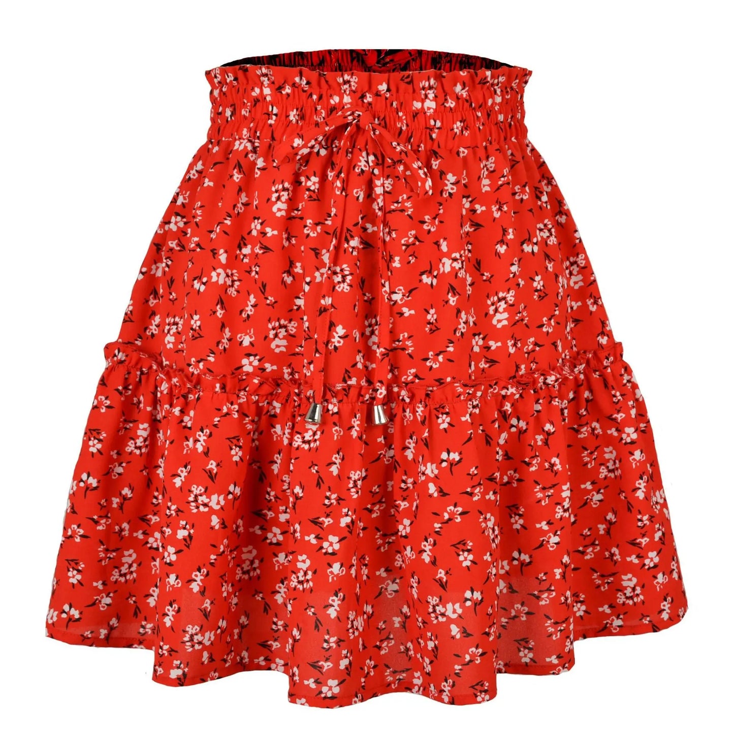 Women's High Waist Fashion Printed Small Floral CJ