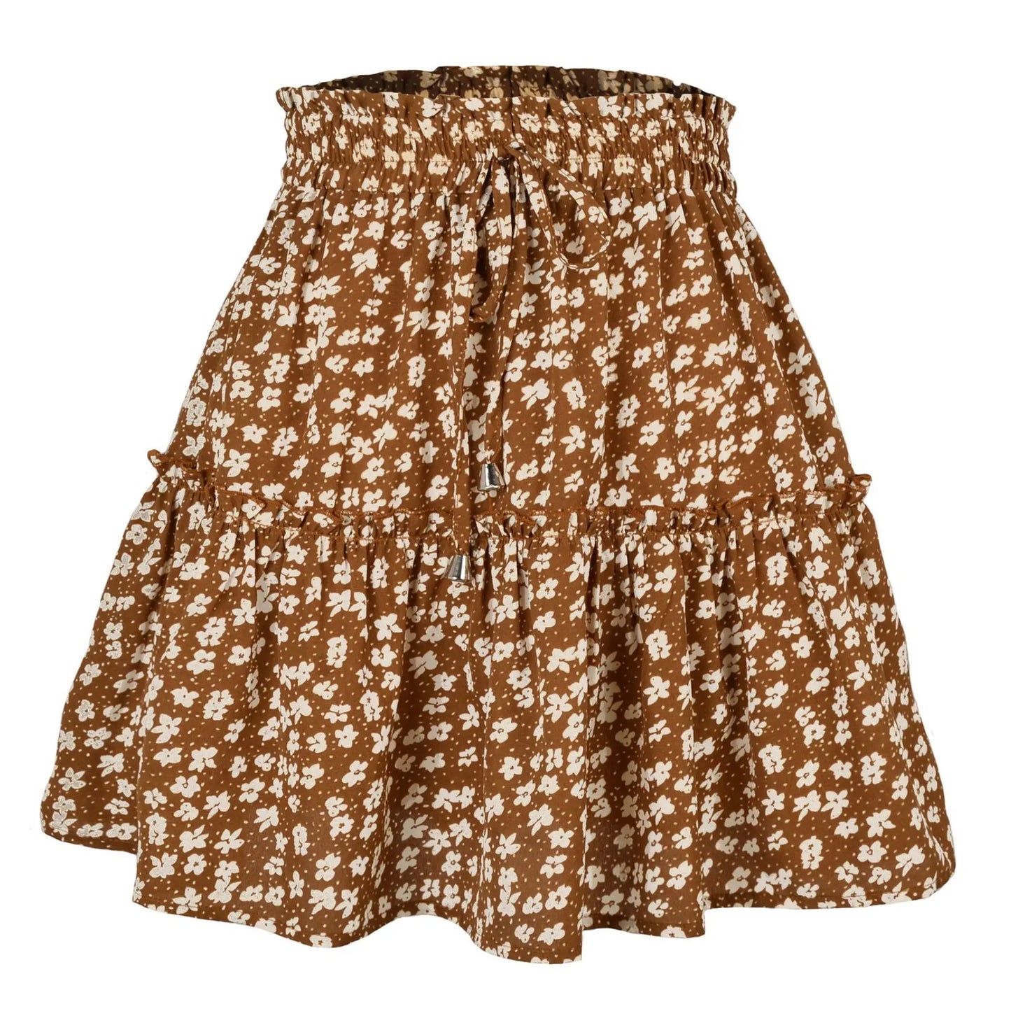 Women's High Waist Fashion Printed Small Floral CJ