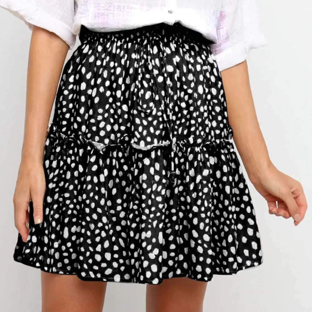 Women's High Waist Fashion Printed Small Floral CJ