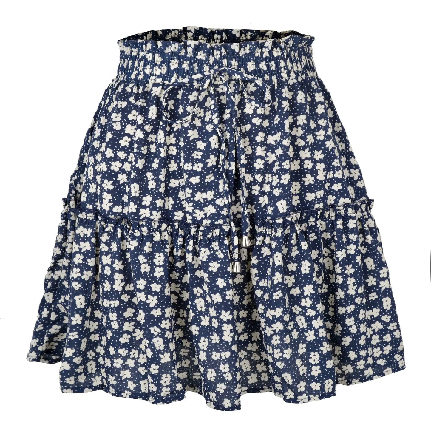 Women's High Waist Fashion Printed Small Floral CJ