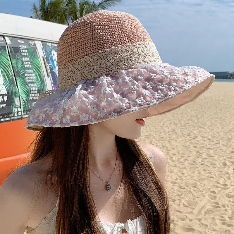 Summer Seaside Vacation Sun Protection Sun Hat Fashion Foldable CJ