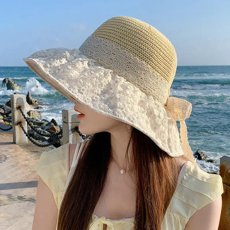 Summer Seaside Vacation Sun Protection Sun Hat Fashion Foldable CJ