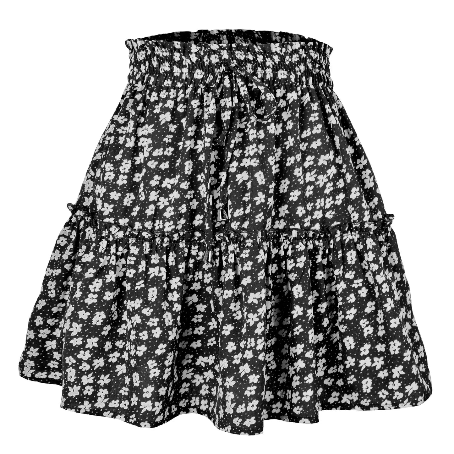 Women's High Waist Fashion Printed Small Floral CJ