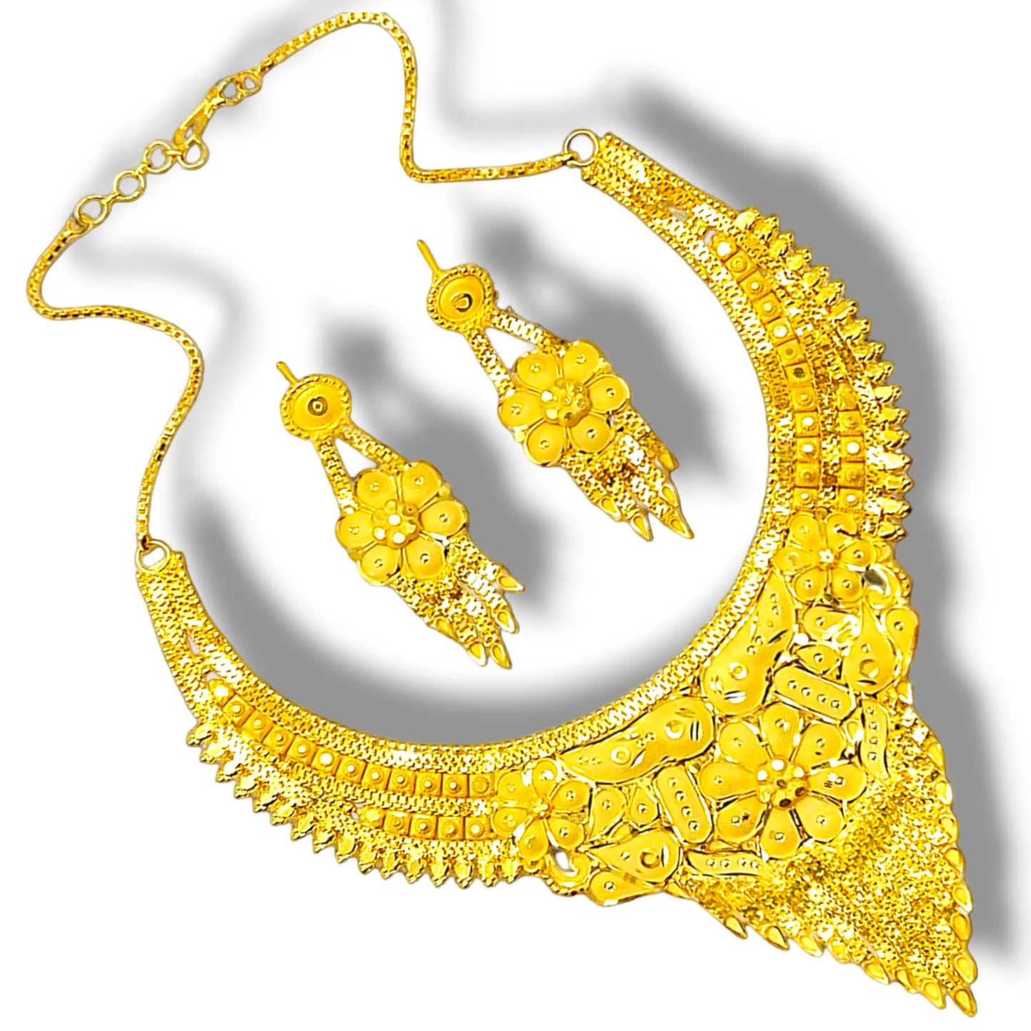 Bridal Necklace Set with Intricate Design jewelry set Attractive Sister