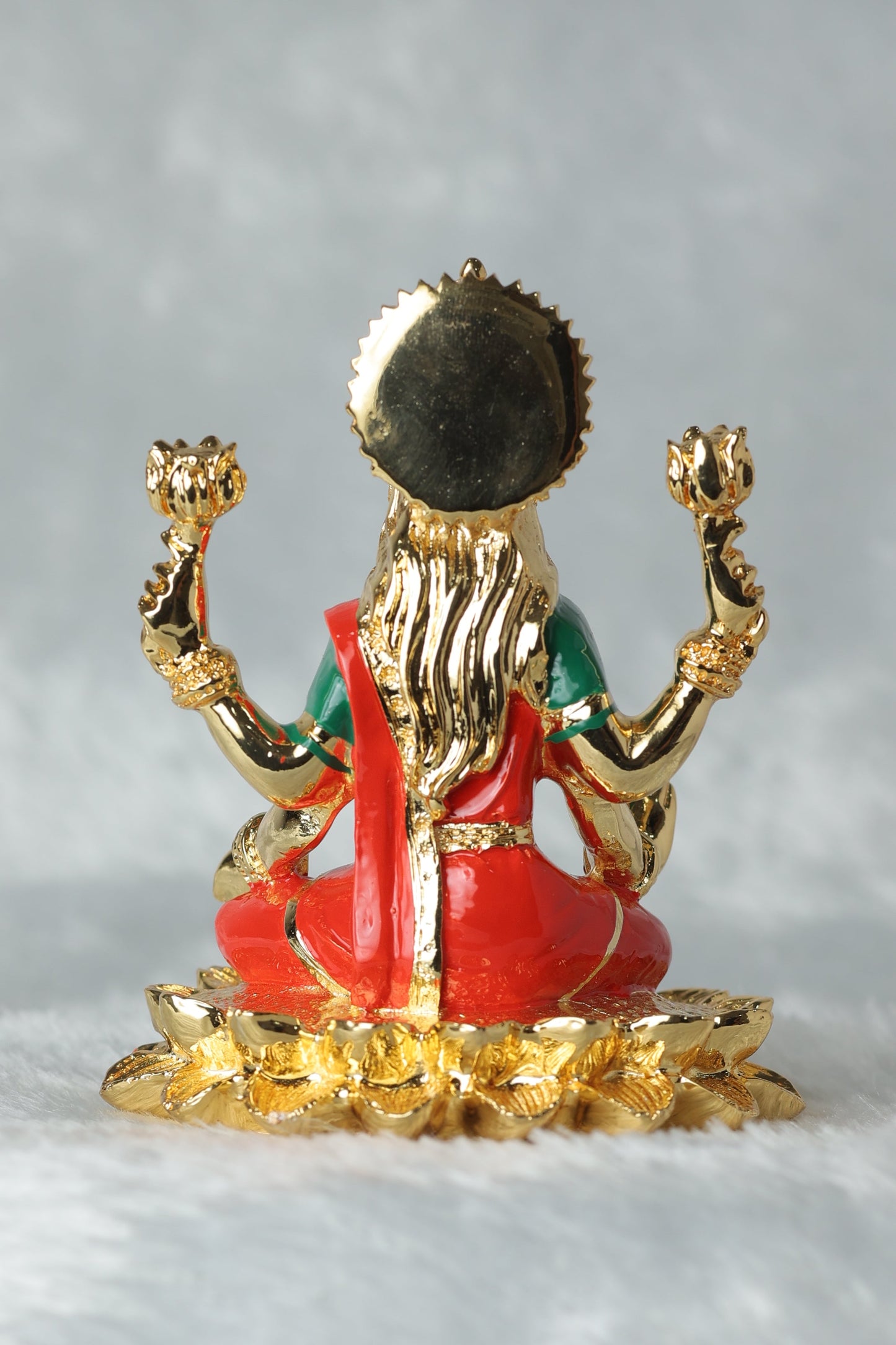 Diwali Special Gold Plated Laxmi Ji Statue Attractive Sister