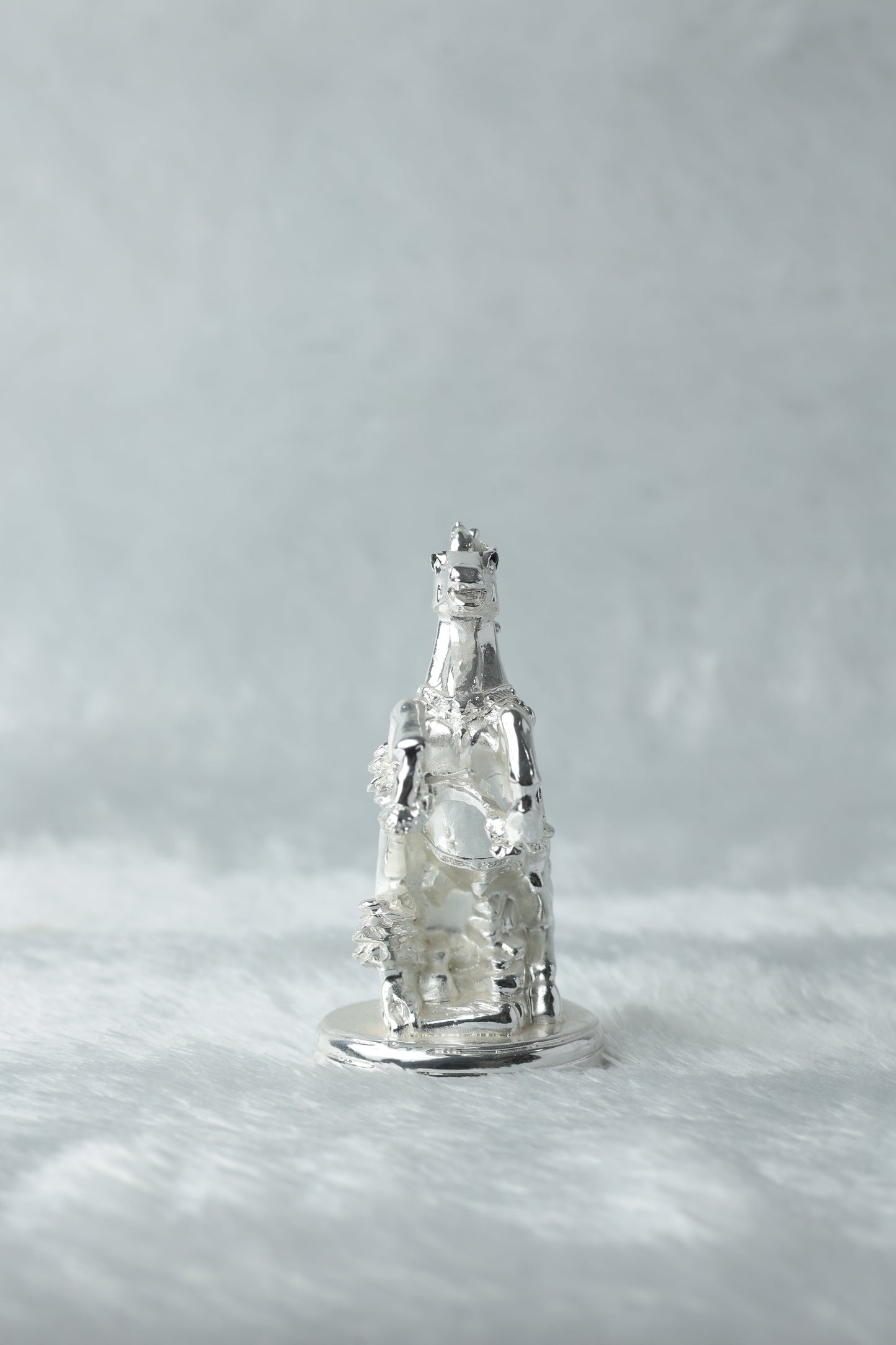 "Majestic Silver Rearing Horse Figurine - Decorative Home Accent for Elegance" Dropshiping