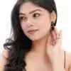 Elegant Black Crystal Drop Earrings for Women – Party & Evening Wear Attractive Sister