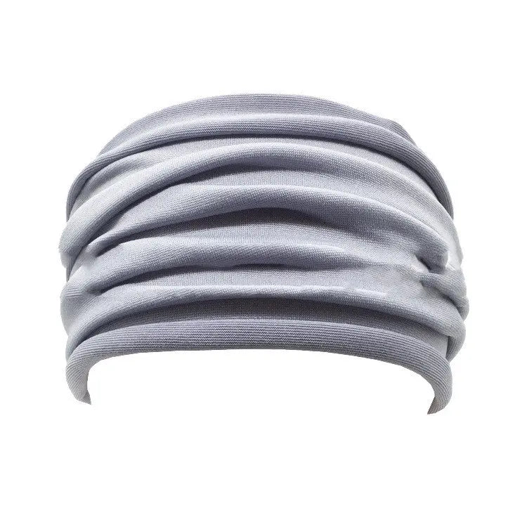 New Style Women's Pleated Headband Fashionable Super Wide Headband CJ