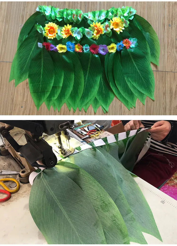 Beach Festival Performance Grass Skirt CJ