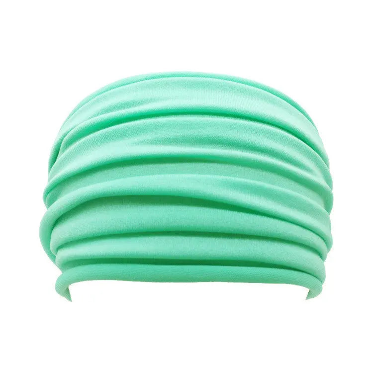New Style Women's Pleated Headband Fashionable Super Wide Headband CJ