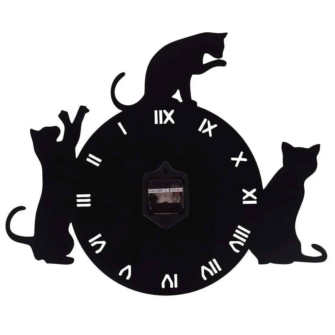 Designer Stylish Metal Wall Metal Metal Clock for Living Room, Bedroom, Office, Kitchen, Home and Hall, Fancy Big Size Modern Wall Watch for Homedécor -543 Attractive Sister