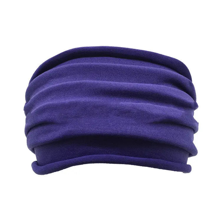 New Style Women's Pleated Headband Fashionable Super Wide Headband CJ