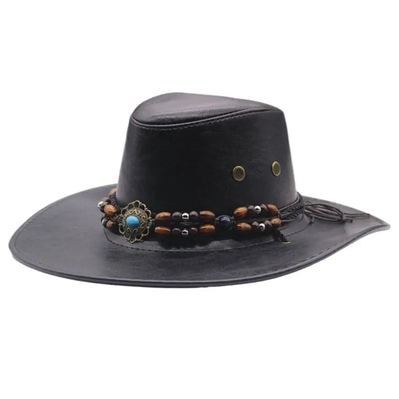 Female Big Brim Sun-proof Western Cowboy Hat CJ