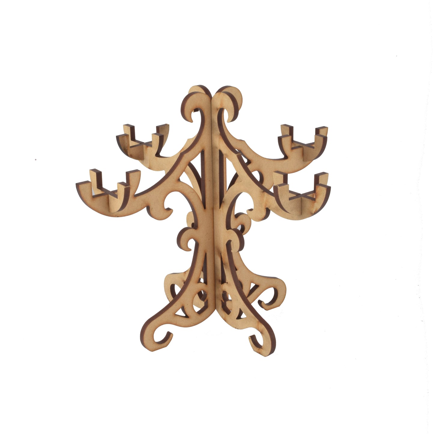 Wooden Diya & Candle Holder Stand – Perfect for Pooja Room, Home Temple & Festival Decoration Attractive Sister