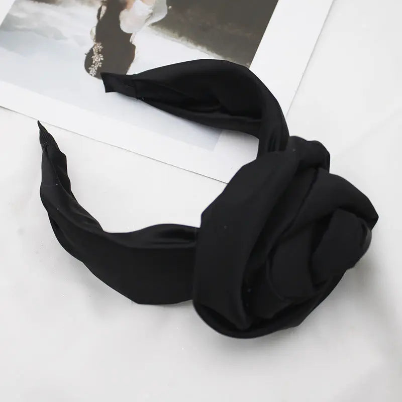 Fabric Fashion Satin Headband Hairpin Hair Accessories CJ