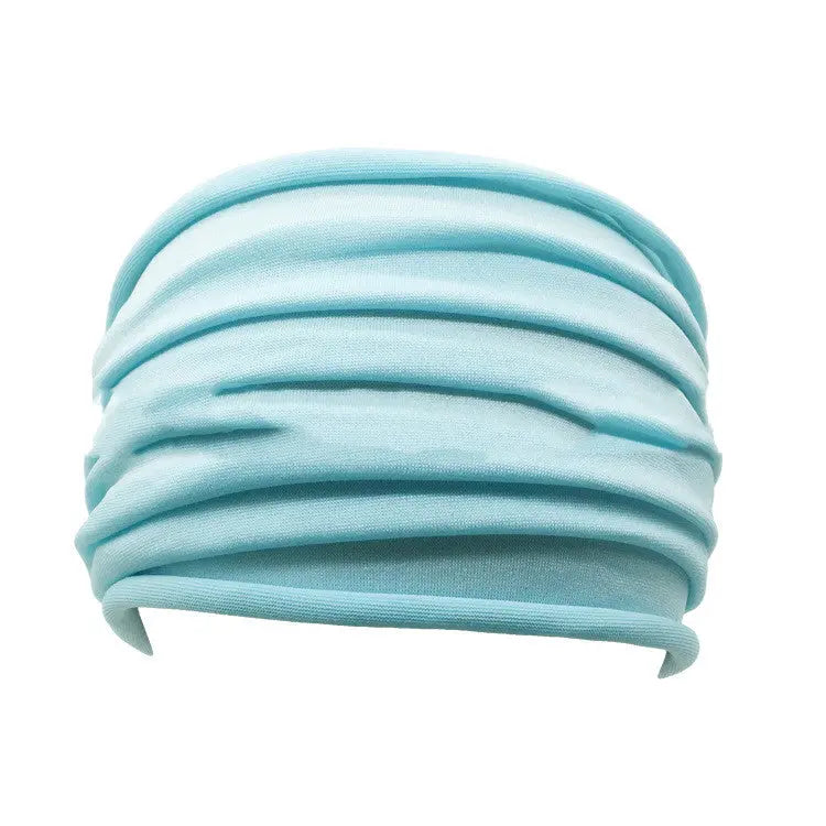 New Style Women's Pleated Headband Fashionable Super Wide Headband CJ