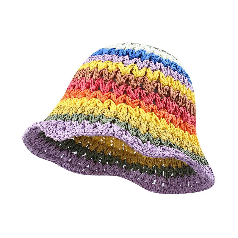 Sun-proof Sun-proof Beach Big Brim Makes Face Look Smaller Bucket Hat CJ