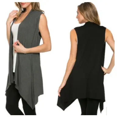 New Sleeveless Knitted Batshirt Women's Cardigan CJ