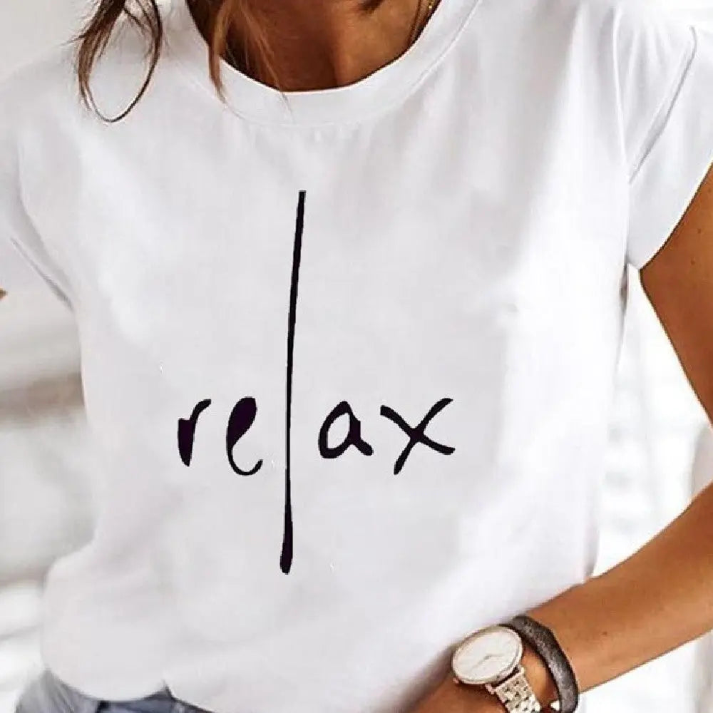 Women's 3D Digital Printing Casual Round Neck Short Sleeves CJ