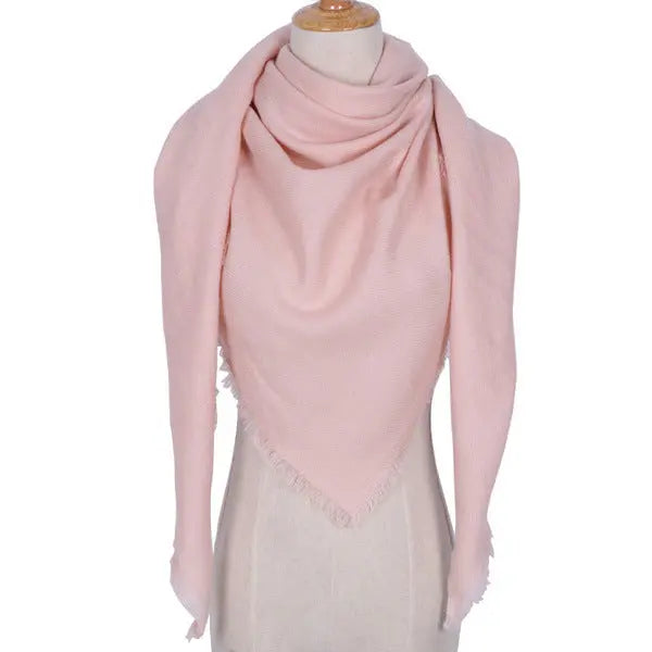 esign Women Triangles Scarf Long Scarves Shawl Autumn Winter CJ