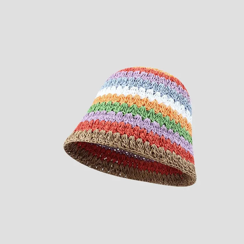 Sun-proof Sun-proof Beach Big Brim Makes Face Look Smaller Bucket Hat CJ