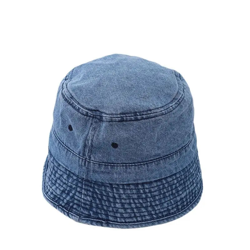 Denim Minimalist Style Jean Fisherman Hat Women CJ