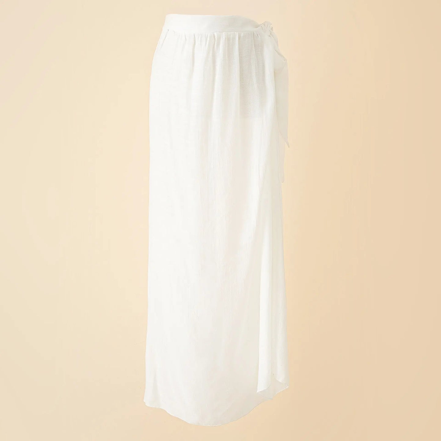 Vacation Chiffon Printed Tie-dye Lace-up Beach Wrap Skirt CJ