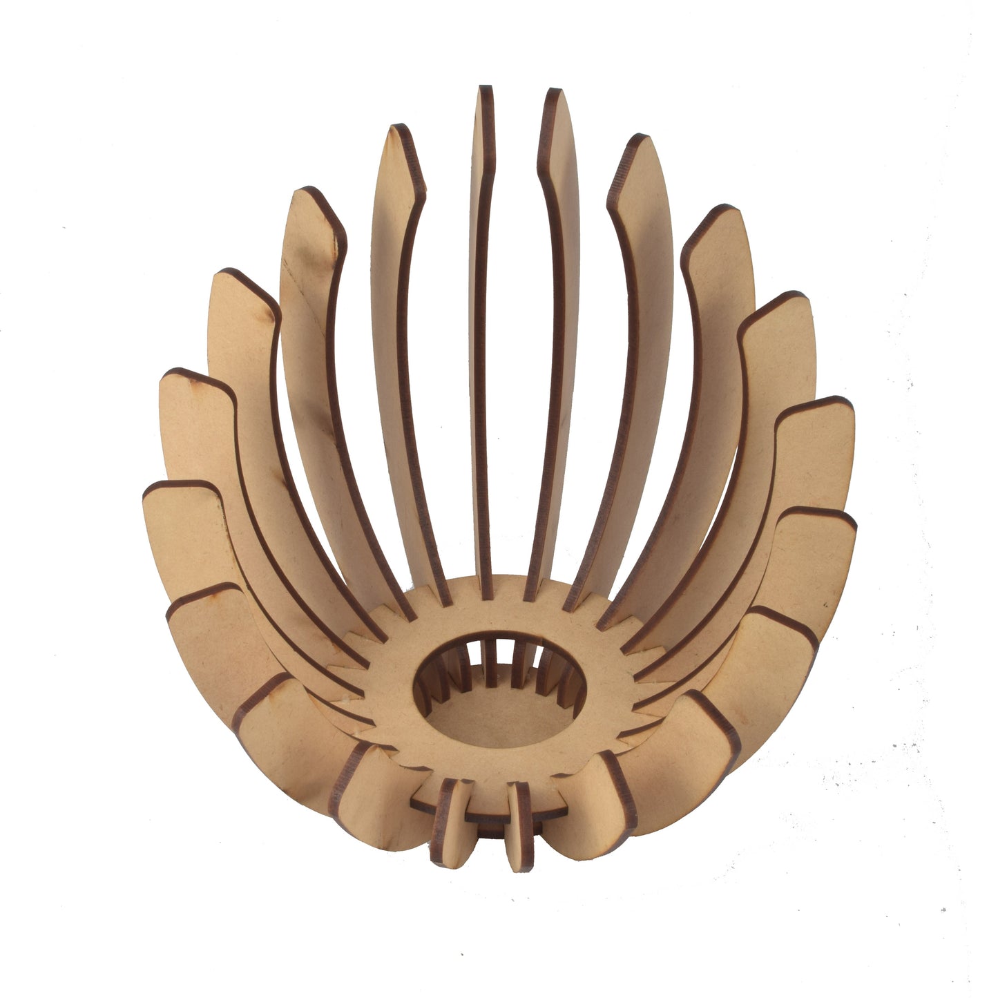 Handcrafted Wooden Lotus Diya Stand – Large Pooja Décor for Home Temple & Spiritual Rituals Attractive Sister