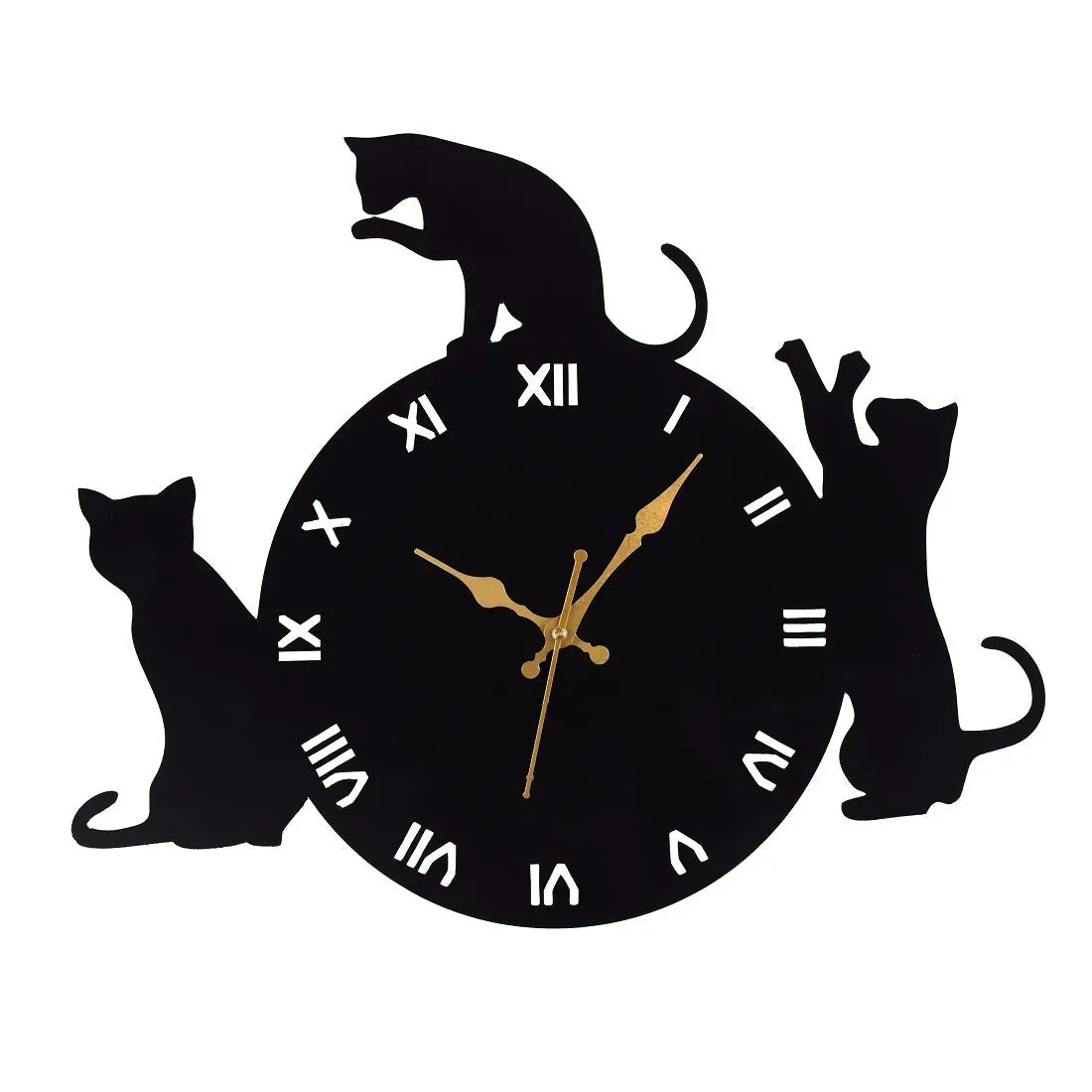 Designer Stylish Metal Wall Metal Metal Clock for Living Room, Bedroom, Office, Kitchen, Home and Hall, Fancy Big Size Modern Wall Watch for Homedécor -543 Attractive Sister