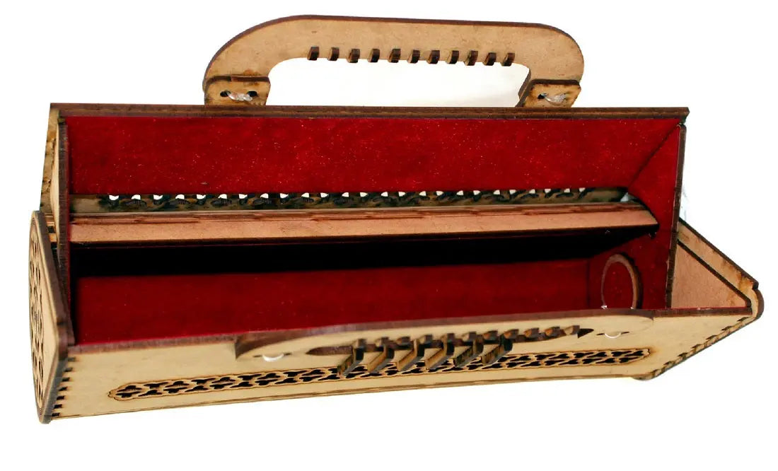 Elegant Wooden Laser-Cut Handbag Lightweight and eco-friendly Attractive Sister