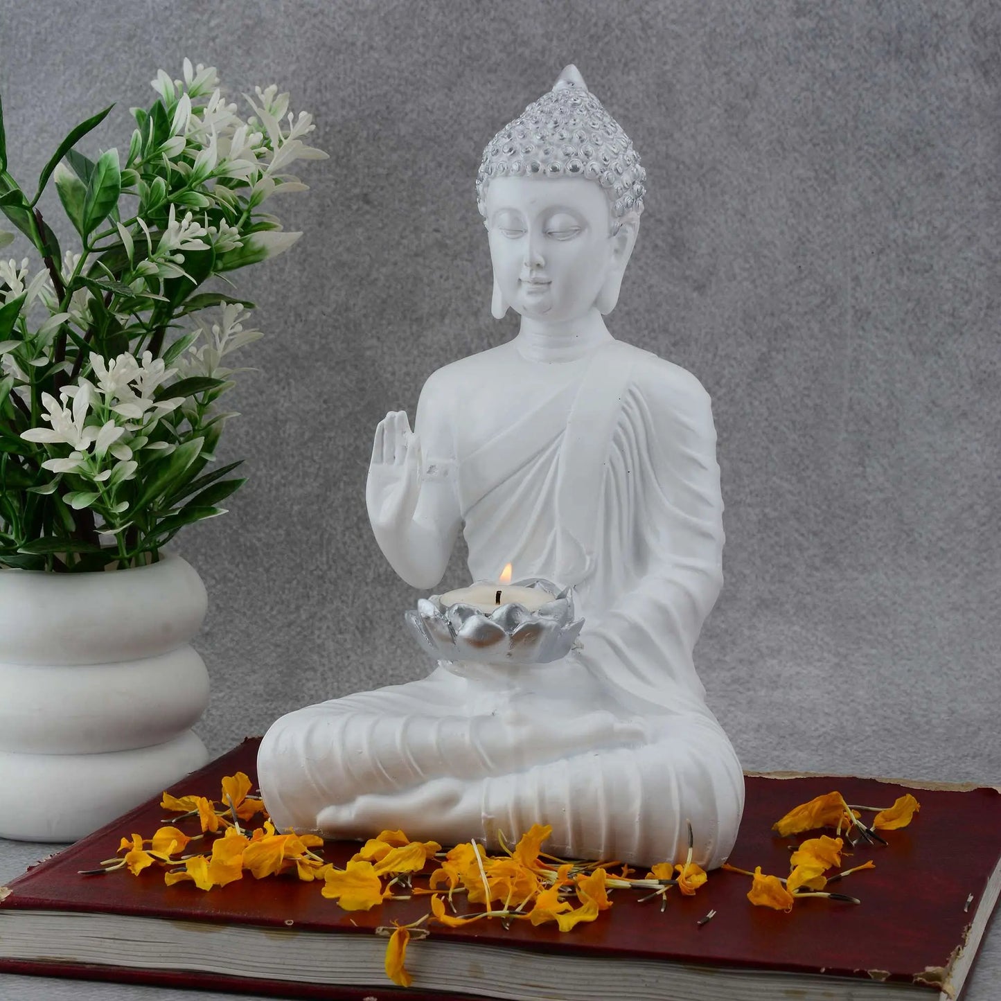 M/S PREM CRAFTS Gautam Buddha Statue Showpiece Idol Figurine for Feng Sui, Vastu, Home Decor, Office, Diwali, Gifting, Living Room, Bedroom, Study Table -16 M/S PREM CRAFTS