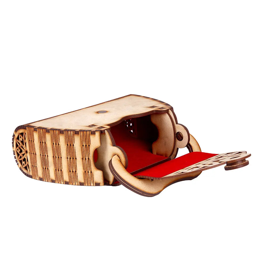 Women's Handcrafted Wooden Light Weight Unique Purse Handbag Attractive Sister