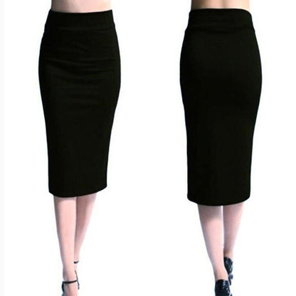 Thin Body Shows Thin Waist Pencil One-Step Skirt