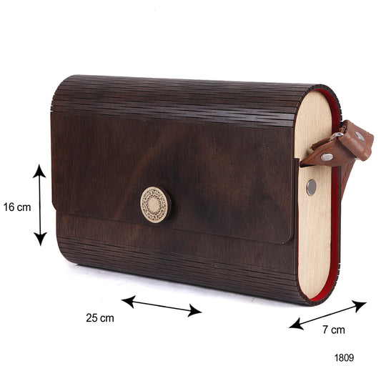 New Eco friendly Wooden Clutch Handbag