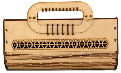 Exquisite Wooden Clutch: A Touch of Luxury