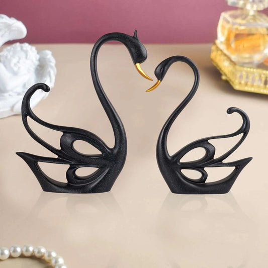 M/S PREM CRAFTS  Good Luck Black Swan Home Decor Showpiece, Idols, Figurine for Home Office Decor| Gift Item M/S PREM CRAFTS