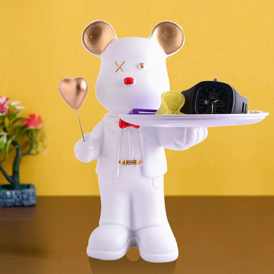 M/S PREM CRAFTS  Cool Taddy Bear Showpiece for Home Decorative Showpiece | Taddy Bear with Paltter Statue for Home Decor Showpiece | Home Kitchen Decor | Office Decorative Item -6 M/S PREM CRAFTS