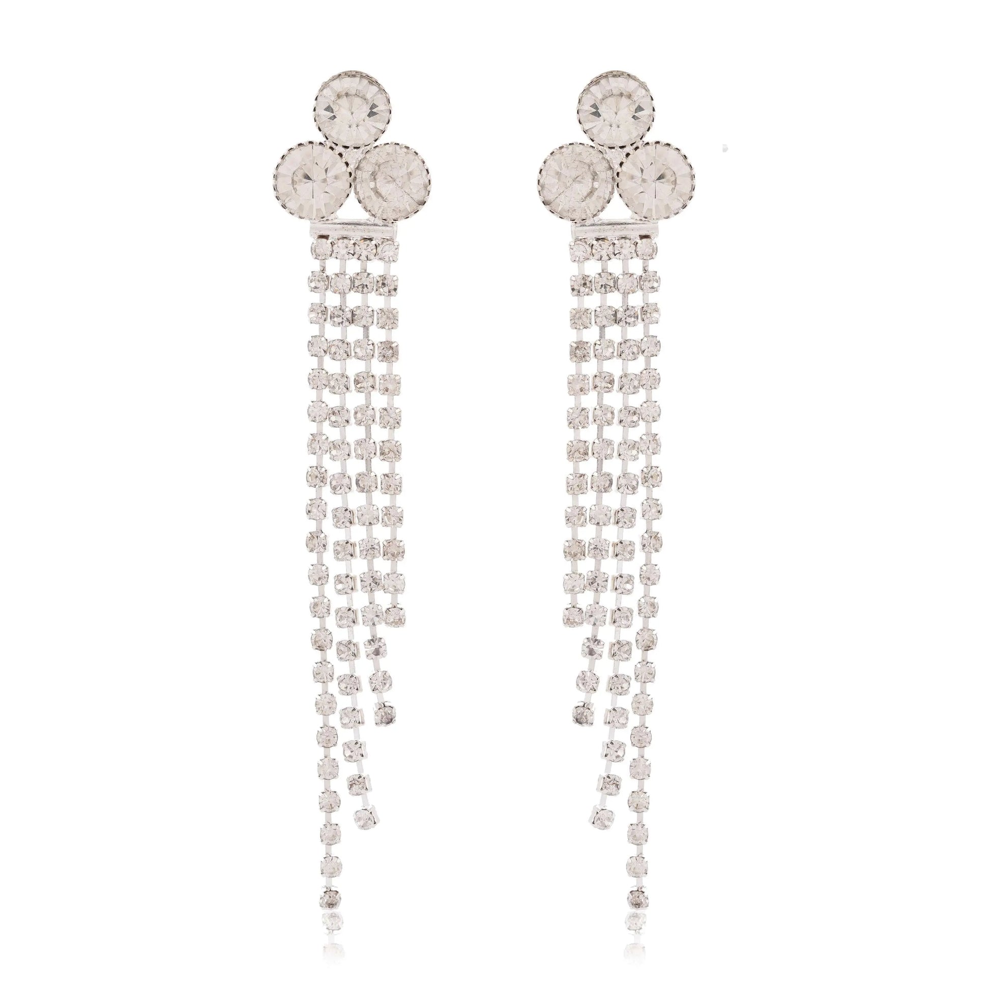Women's Traditional Silver Oxidised Chandbali Ethnic Design Jhumka/Jhumki Earrings for Women-38 Attractive Sister