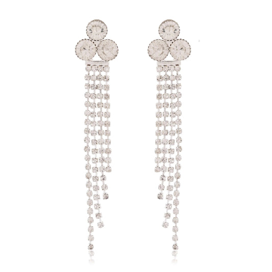 Women's Traditional Silver Oxidised Chandbali Ethnic Design Jhumka/Jhumki Earrings for Women-38 Attractive Sister