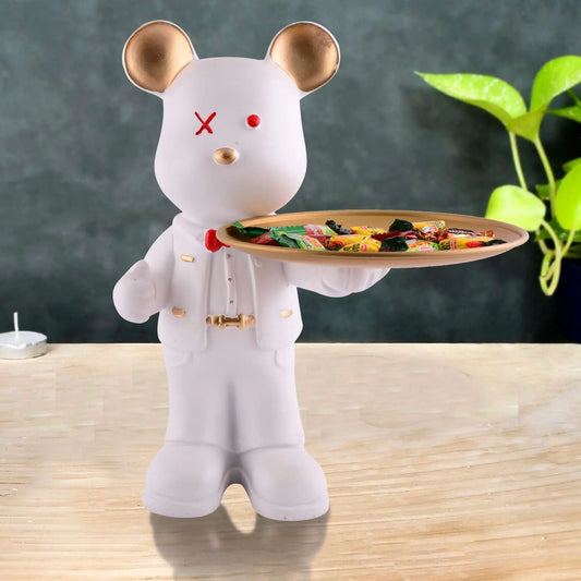 M/S PREM CRAFTS  Cool Taddy Bear Showpiece for Home Decorative Showpiece | Taddy Bear with Paltter Statue for Home Decor Showpiece | Home Kitchen Decor | Office Decorative Item -9 M/S PREM CRAFTS