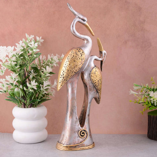 M/S PREM CRAFTS  Good Luck Golden Swan Home Decor Showpiece, Idols, Figurine for Home Office Decor| Gift Item M/S PREM CRAFTS