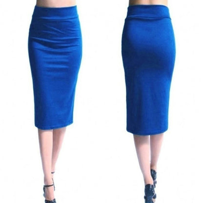 Thin Body Shows Thin Waist Pencil One-Step Skirt