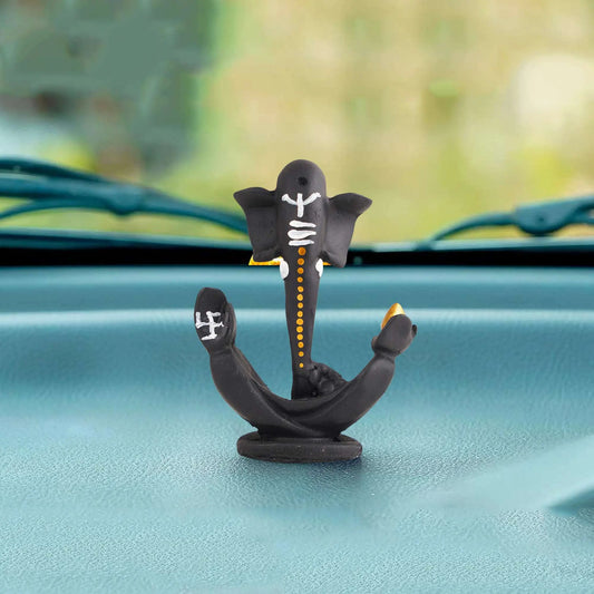 M/S PREM CRAFTS  Ganesha Statue  Idol Shriganesh Bhagwan Murti / Home, Office Decor / Car Dashboard Ganpati / Lord Vinayaka Statue God of Luck & Success Sculpture / Gift Items -03 M/S PREM CRAFTS