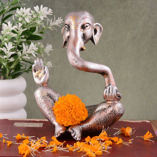 M/S PREM CRAFTS  Ganesha Statue  Idol Shriganesh Bhagwan Murti / Home, Office Decor / Car Dashboard Ganpati / Lord Vinayaka Statue God of Luck & Success Sculpture / Gift Items -04 M/S PREM CRAFTS