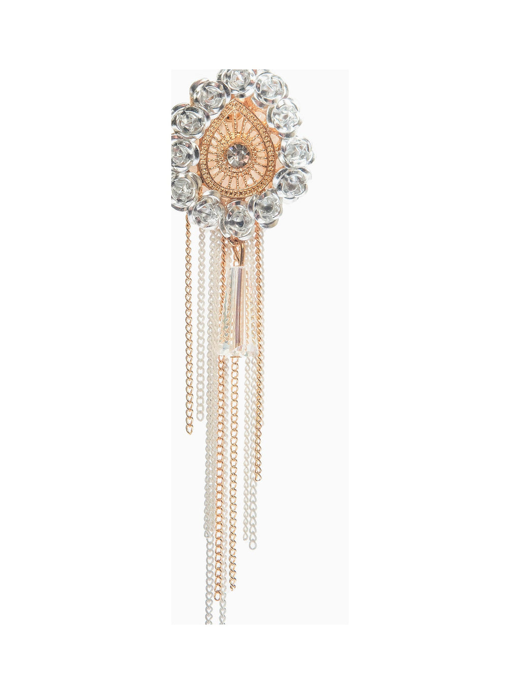 White Beaded Tassel Drops - Attractive Sister
