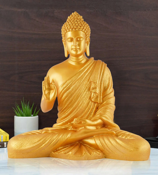 M/S PREM CRAFTS  Gautam Buddha Statue Showpiece Idol Figurine for Feng Sui, Vastu, Home Decor, Office, Diwali, Gifting, Living Room, Bedroom, Study Table -5 M/S PREM CRAFTS