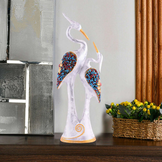 M/S PREM CRAFTS  Good Luck White Swan Home Decor Showpiece, Idols, Figurine for Home Office Decor| Gift Item M/S PREM CRAFTS