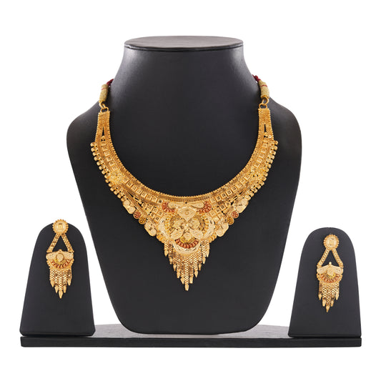 One Gram Gold Necklace Set: A Perfect Rakhi Gift for Your Sister